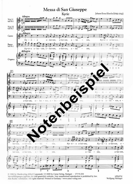 Kyrie aus der Messa San Giuseppe